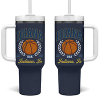Vintage Indiana Basketball Graphic Tumbler With Handle Retro 1967 Sports Indianapolis IN Fan