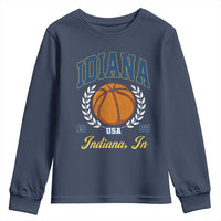 Vintage Indiana Basketball Graphic Youth Sweatshirt Retro 1967 Sports Indianapolis IN Fan