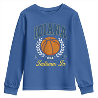 Vintage Indiana Basketball Graphic Youth Sweatshirt Retro 1967 Sports Indianapolis IN Fan