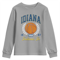 Vintage Indiana Basketball Graphic Youth Sweatshirt Retro 1967 Sports Indianapolis IN Fan