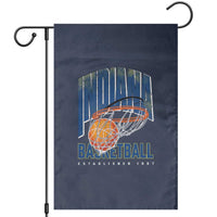 Indiana Basketball Throwback Garden Flag Retro Hoop Graphic for IN Fans Since 1967