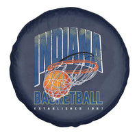 Indiana Basketball Throwback Spare Tire Cover Retro Hoop Graphic for IN Fans Since 1967