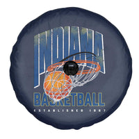Indiana Basketball Throwback Spare Tire Cover Retro Hoop Graphic for IN Fans Since 1967