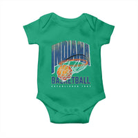 Indiana Basketball Throwback Baby Onesie Retro Hoop Graphic for IN Fans Since 1967