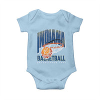 Indiana Basketball Throwback Baby Onesie Retro Hoop Graphic for IN Fans Since 1967