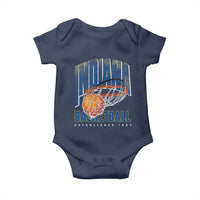 Indiana Basketball Throwback Baby Onesie Retro Hoop Graphic for IN Fans Since 1967