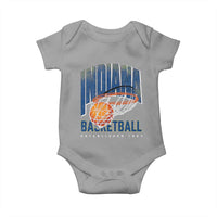 Indiana Basketball Throwback Baby Onesie Retro Hoop Graphic for IN Fans Since 1967