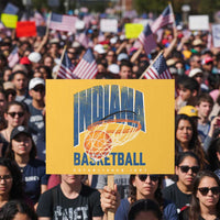 Indiana Basketball Throwback Protest Sign Retro Hoop Graphic for IN Fans Since 1967
