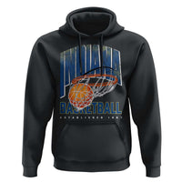 Indiana Basketball Throwback Hoodie Retro Hoop Graphic for IN Fans Since 1967