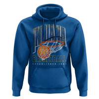Indiana Basketball Throwback Hoodie Retro Hoop Graphic for IN Fans Since 1967