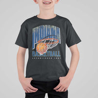 Indiana Basketball Throwback T Shirt For Kid Retro Hoop Graphic for IN Fans Since 1967