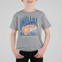 Indiana Basketball Throwback T Shirt For Kid Retro Hoop Graphic for IN Fans Since 1967