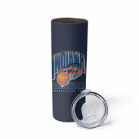 Indiana Basketball Throwback Skinny Tumbler Retro Hoop Graphic for IN Fans Since 1967
