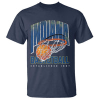 Indiana Basketball Throwback T Shirt Retro Hoop Graphic for IN Fans Since 1967