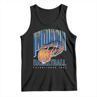 Indiana Basketball Throwback Tank Top Retro Hoop Graphic for IN Fans Since 1967
