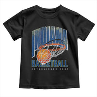 Indiana Basketball Throwback Toddler T Shirt Retro Hoop Graphic for IN Fans Since 1967