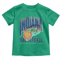 Indiana Basketball Throwback Toddler T Shirt Retro Hoop Graphic for IN Fans Since 1967