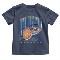 Indiana Basketball Throwback Toddler T Shirt Retro Hoop Graphic for IN Fans Since 1967