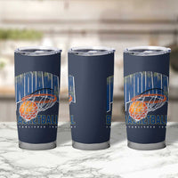 Indiana Basketball Throwback Tumbler Cup Retro Hoop Graphic for IN Fans Since 1967