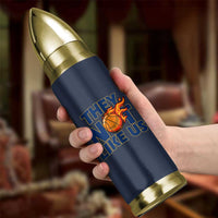 They Not Like Us Basketball Bullet Tumbler Fierce Flame Ball Graphic for Hooops Fans
