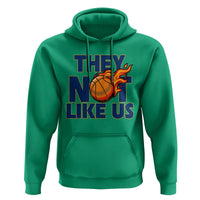 They Not Like Us Basketball Hoodie Fierce Flame Ball Graphic for Hooops Fans