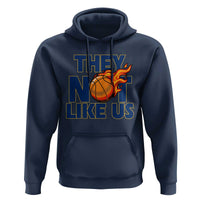 They Not Like Us Basketball Hoodie Fierce Flame Ball Graphic for Hooops Fans