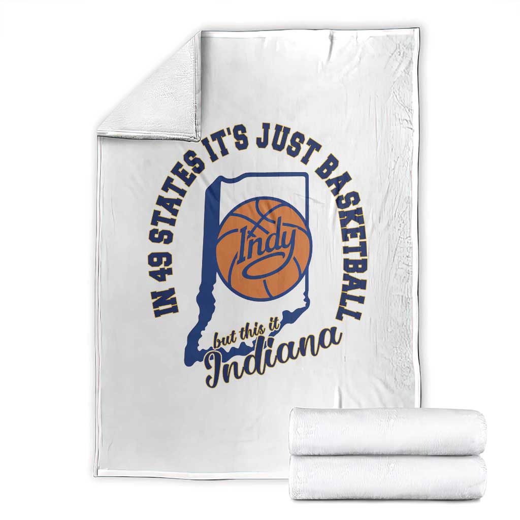 But This Is Indiana Basketball Throw Blanket Indy Hoops Pride Sport Lover