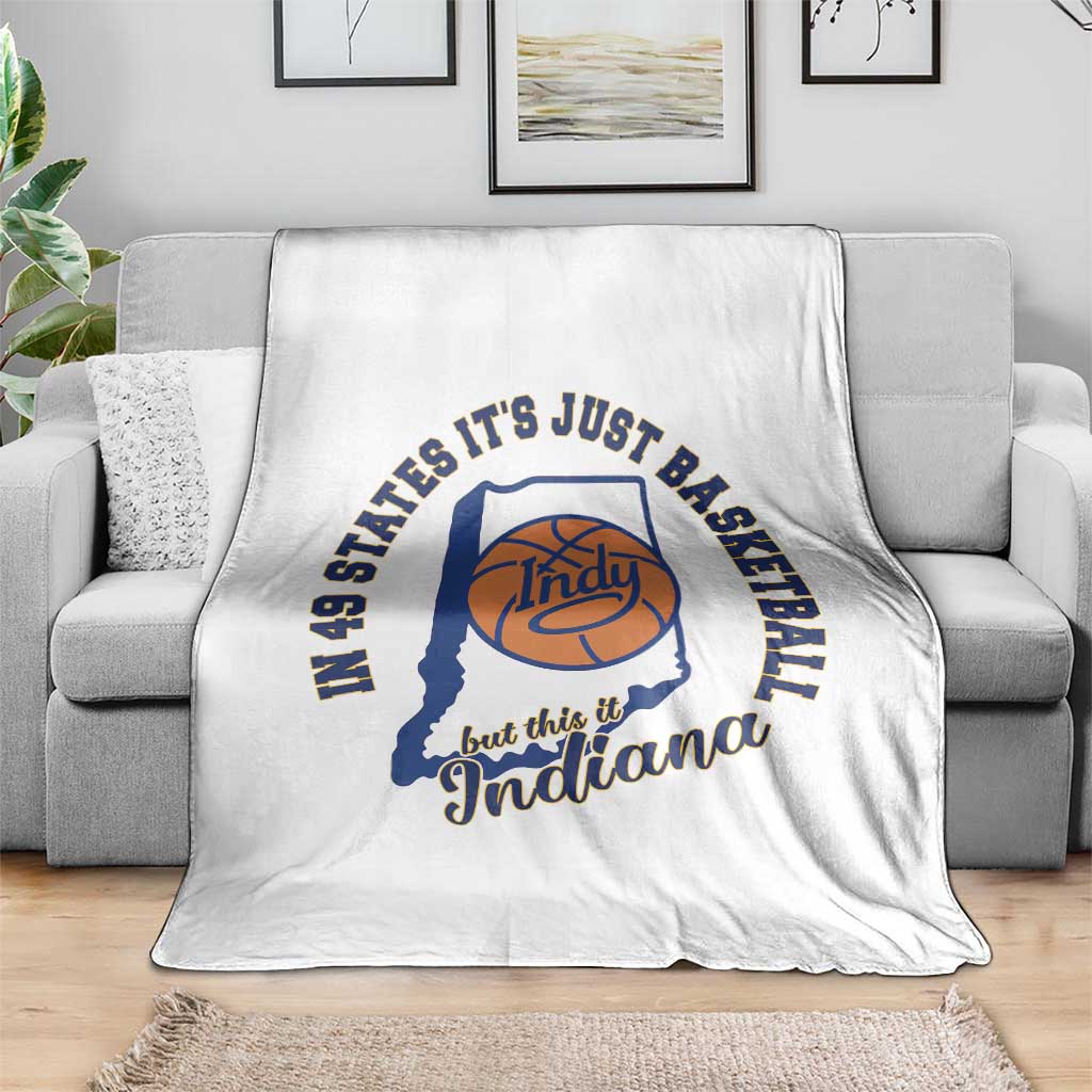 But This Is Indiana Basketball Throw Blanket Indy Hoops Pride Sport Lover