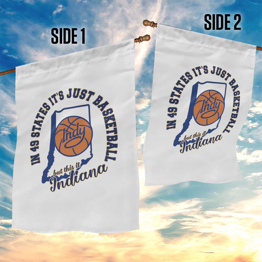 But This Is Indiana Basketball Garden Flag Indy Hoops Pride Sport Lover