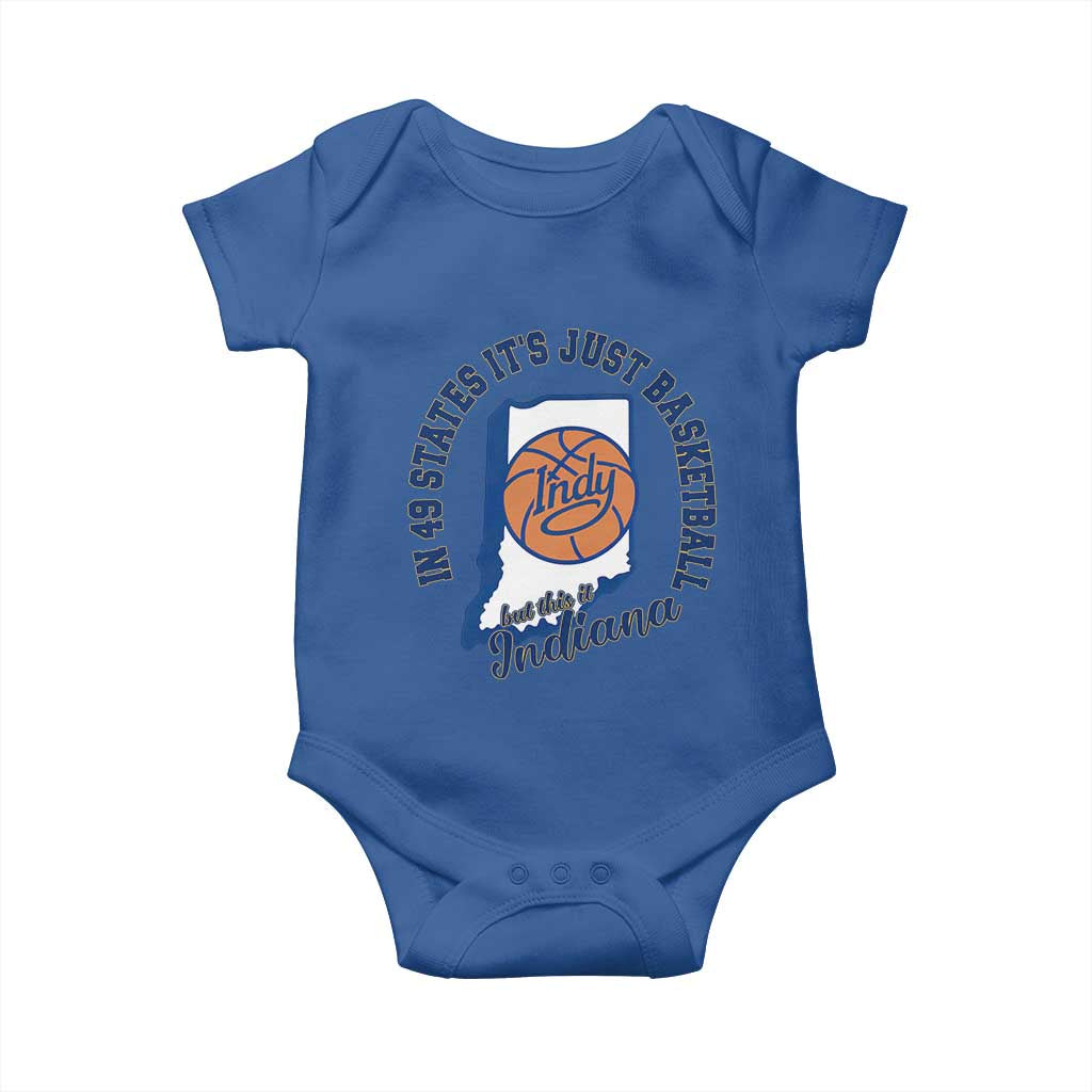 But This Is Indiana Basketball Baby Onesie Indy Hoops Pride Sport Lover