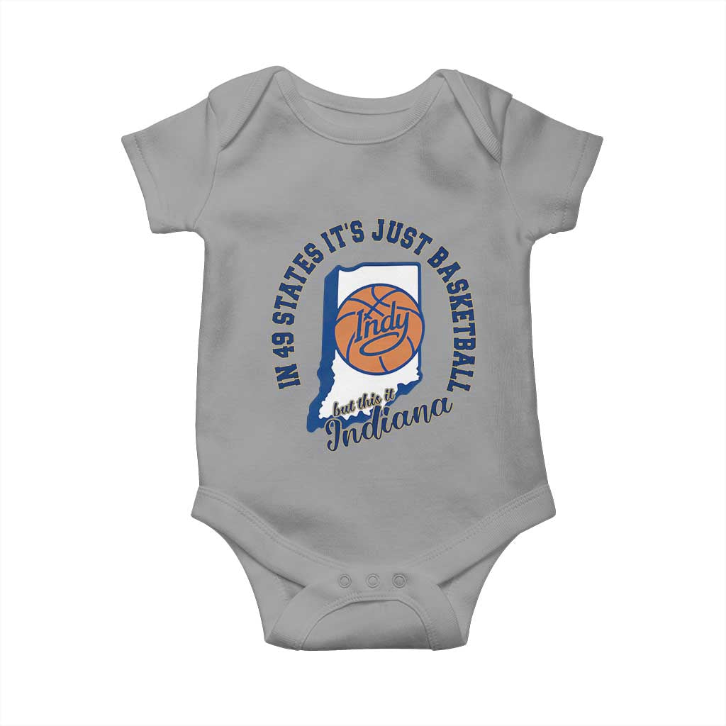 But This Is Indiana Basketball Baby Onesie Indy Hoops Pride Sport Lover