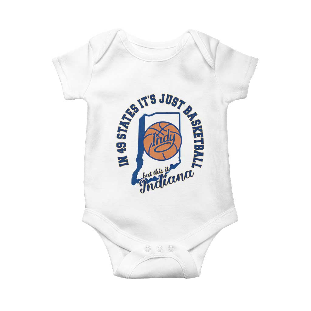 But This Is Indiana Basketball Baby Onesie Indy Hoops Pride Sport Lover