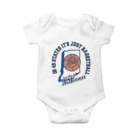 But This Is Indiana Basketball Baby Onesie Indy Hoops Pride Sport Lover