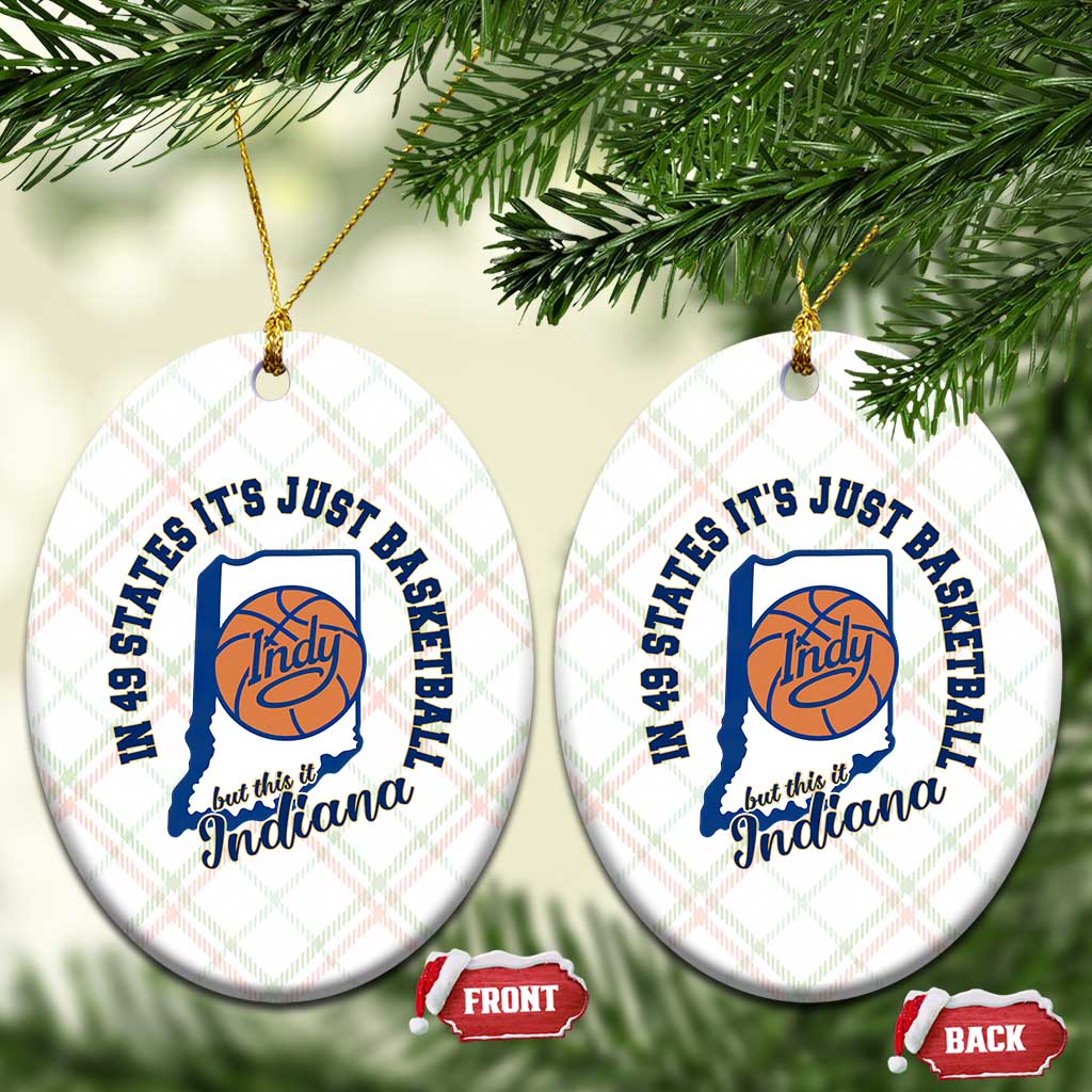 But This Is Indiana Basketball Ceramic Ornament Indy Hoops Pride Sport Lover