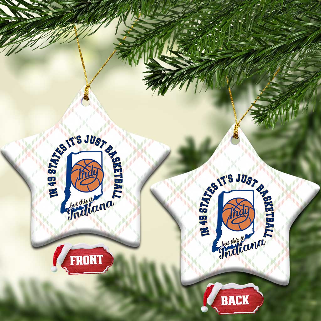 But This Is Indiana Basketball Ceramic Ornament Indy Hoops Pride Sport Lover