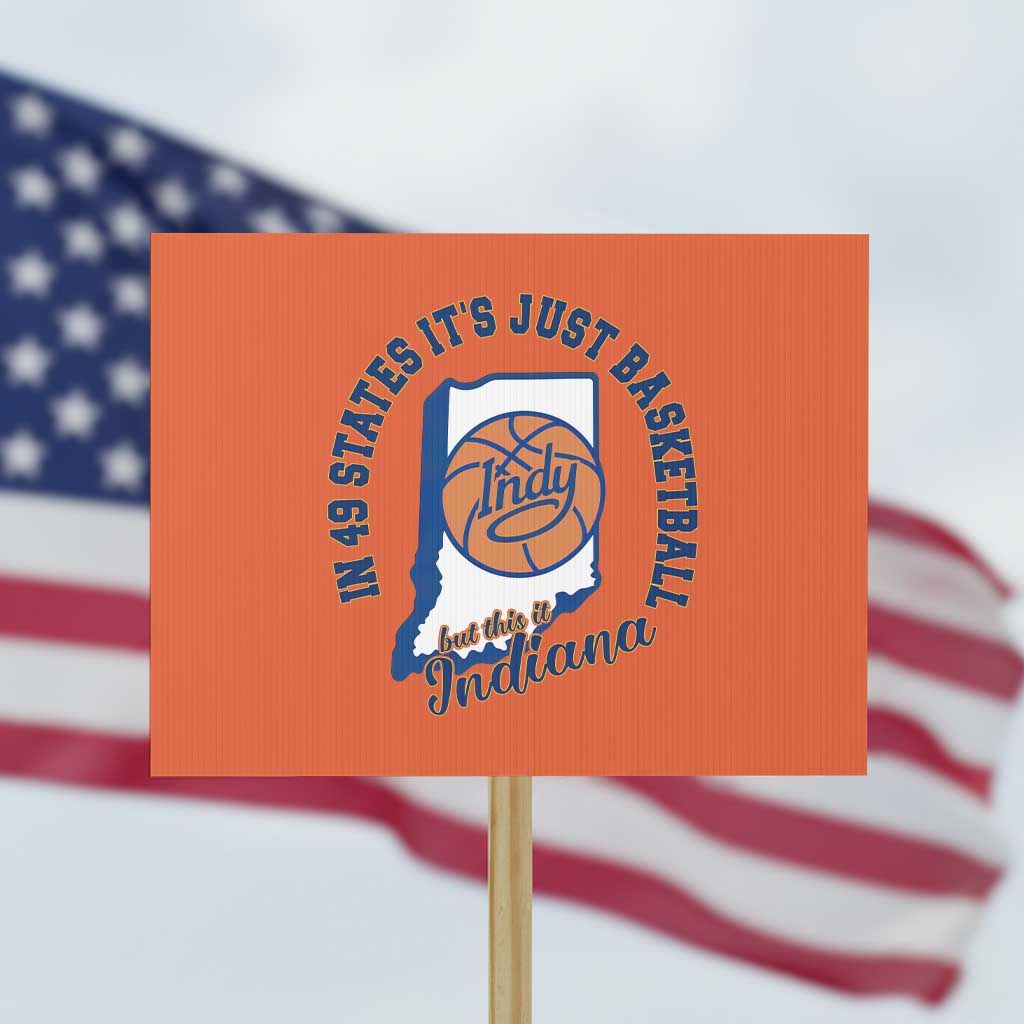 But This Is Indiana Basketball Protest Sign Indy Hoops Pride Sport Lover