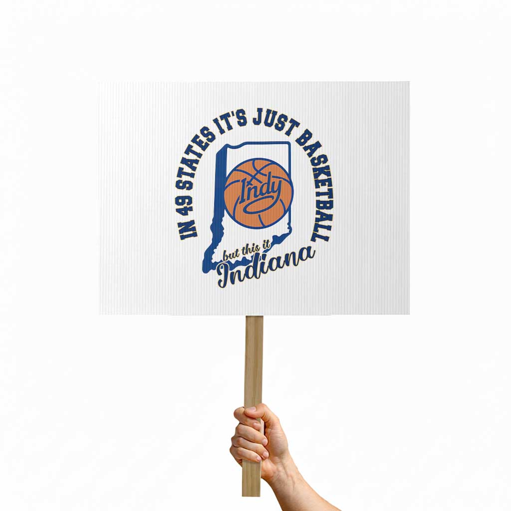 But This Is Indiana Basketball Protest Sign Indy Hoops Pride Sport Lover