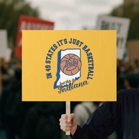But This Is Indiana Basketball Protest Sign Indy Hoops Pride Sport Lover