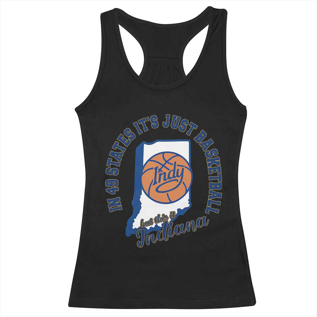 But This Is Indiana Basketball Racerback Tank Top Indy Hoops Pride Sport Lover