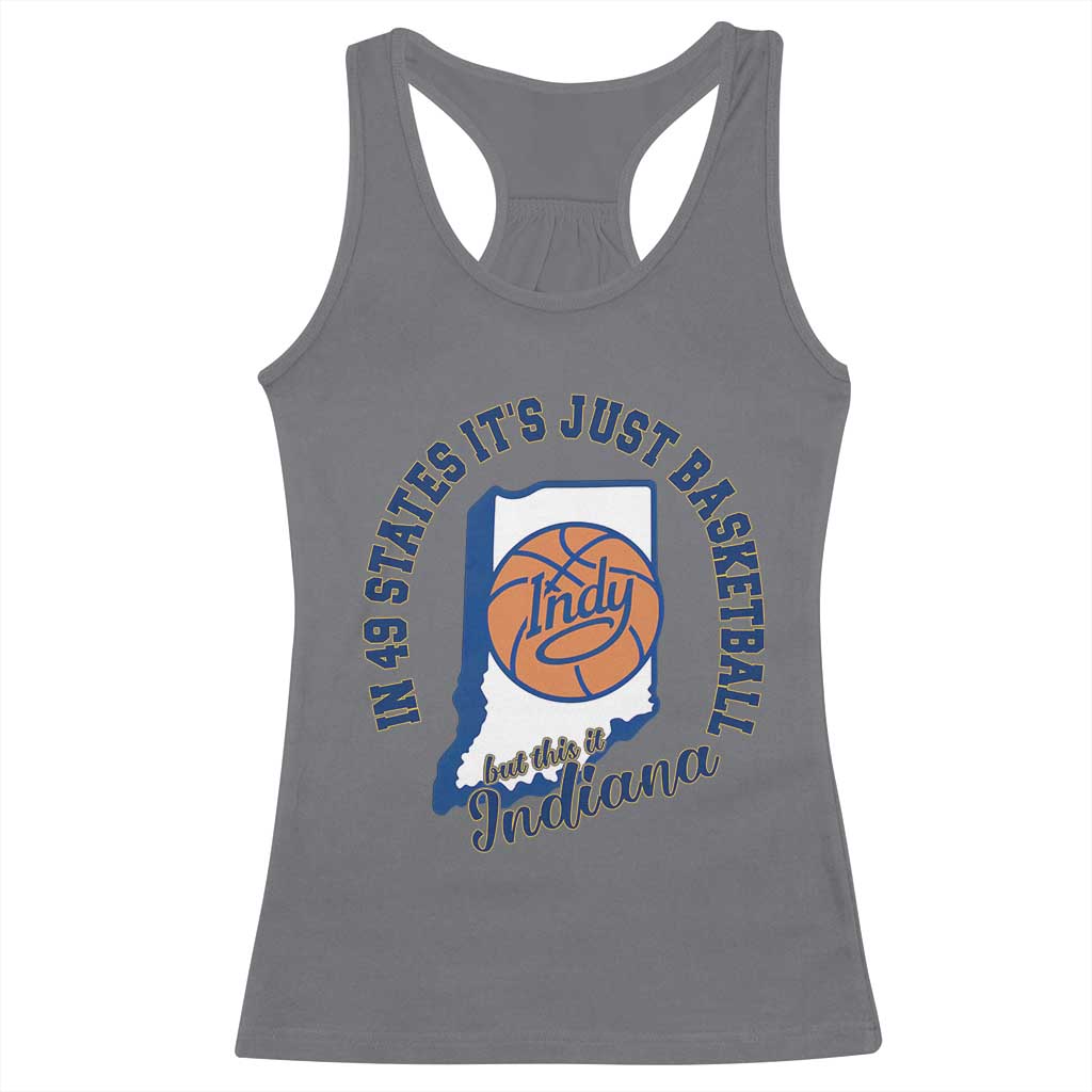 But This Is Indiana Basketball Racerback Tank Top Indy Hoops Pride Sport Lover