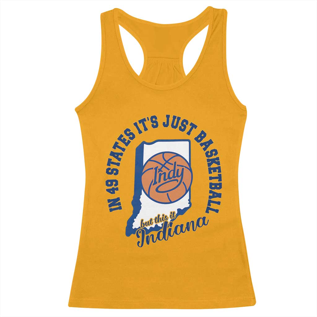 But This Is Indiana Basketball Racerback Tank Top Indy Hoops Pride Sport Lover