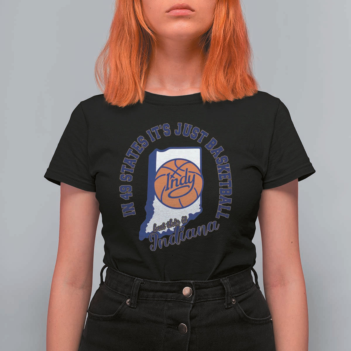 But This Is Indiana Basketball T Shirt For Women Indy Hoops Pride Sport Lover