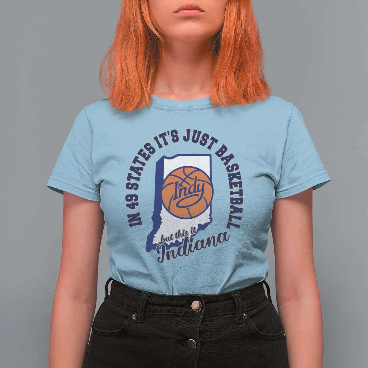 But This Is Indiana Basketball T Shirt For Women Indy Hoops Pride Sport Lover