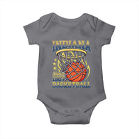 Indiana Basketball Flames Graphic Baby Onesie Vintage 1967 Fan Indy Hoops Pride