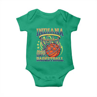 Indiana Basketball Flames Graphic Baby Onesie Vintage 1967 Fan Indy Hoops Pride
