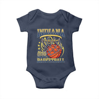 Indiana Basketball Flames Graphic Baby Onesie Vintage 1967 Fan Indy Hoops Pride
