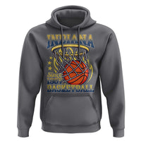 Indiana Basketball Flames Graphic Hoodie Vintage 1967 Fan Indy Hoops Pride