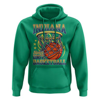 Indiana Basketball Flames Graphic Hoodie Vintage 1967 Fan Indy Hoops Pride