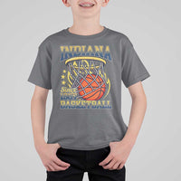 Indiana Basketball Flames Graphic T Shirt For Kid Vintage 1967 Fan Indy Hoops Pride
