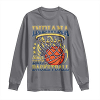 Indiana Basketball Flames Graphic Long Sleeve Shirt Vintage 1967 Fan Indy Hoops Pride